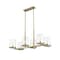 Z-Lite Callista 6 Light Island, Rubbed Brass & Clear 3032-6L-RB - alternate 4